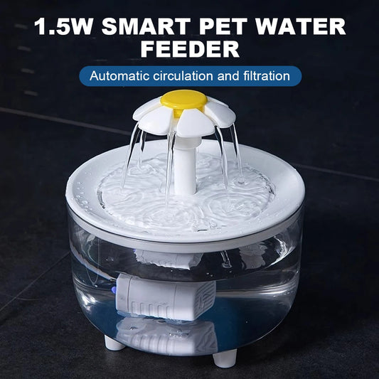 Automatic Cat Water Fountain Filter USB Electric