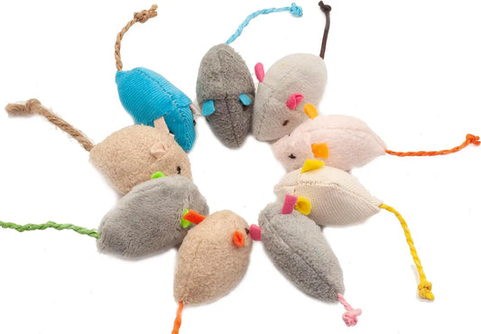 Rattle Cat Mouse Toys Also Prefilled Catnip Interactive