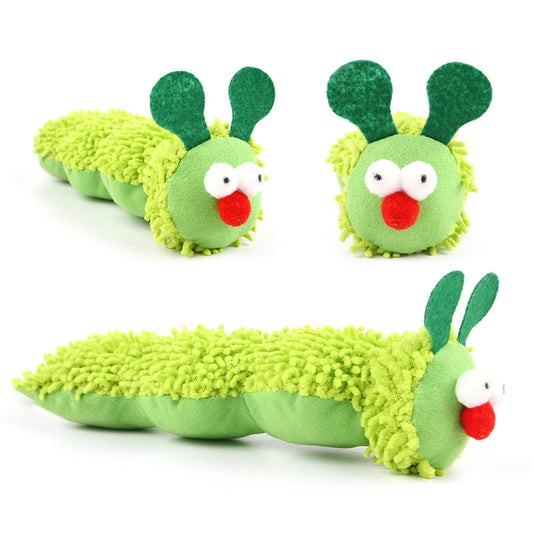 Cat Chew Toys Caterpillar Catnip Interaction Toy Clean Mouth Kitten Toy