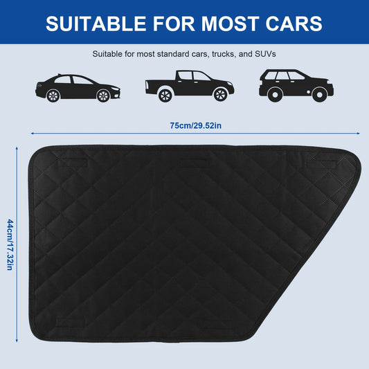 2Pcs Oxford Waterproof Car Door Cover for Dog Anti-Scratch Car Interior Cover Washable Car Door Protect Mats for Car Truck & SUV