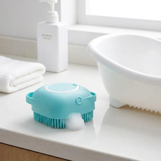 Soft Teeth - Silicone Grooming & Massage 2-in-1 Dog Cat Brush