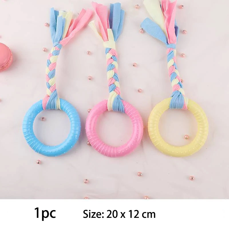 Pet Dog Toys For Small Dog Chews Cleaning Training Interactive