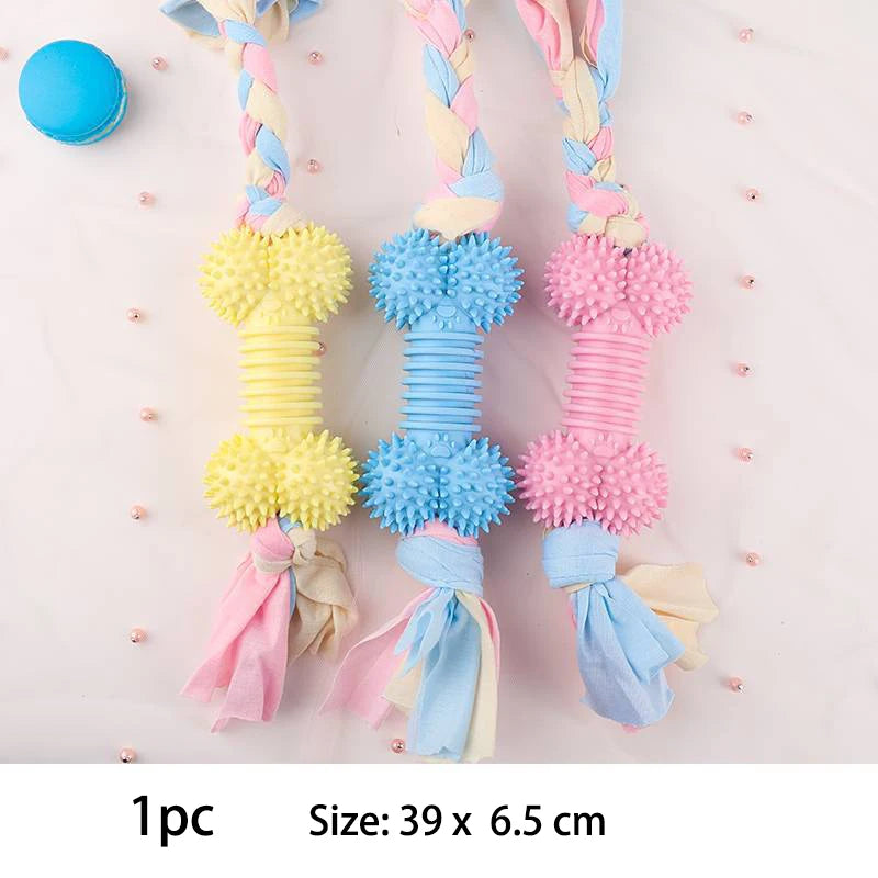 Pet Dog Toys For Small Dog Chews Cleaning Training Interactive