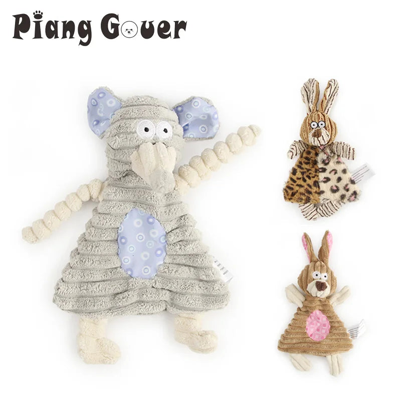Corduroy Sound Pet Toy Dog Squeak