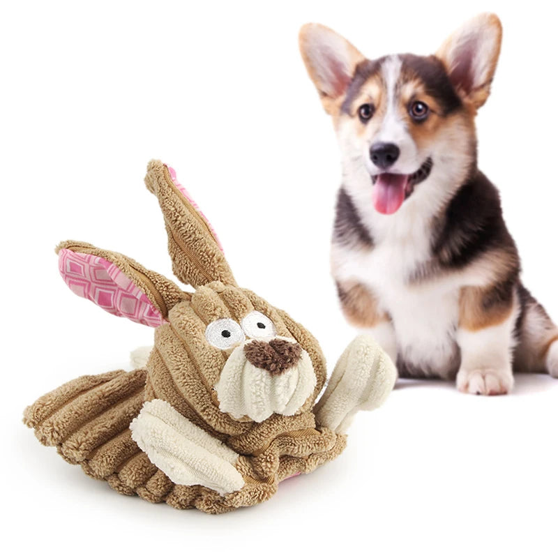 Corduroy Sound Pet Toy Dog Squeak