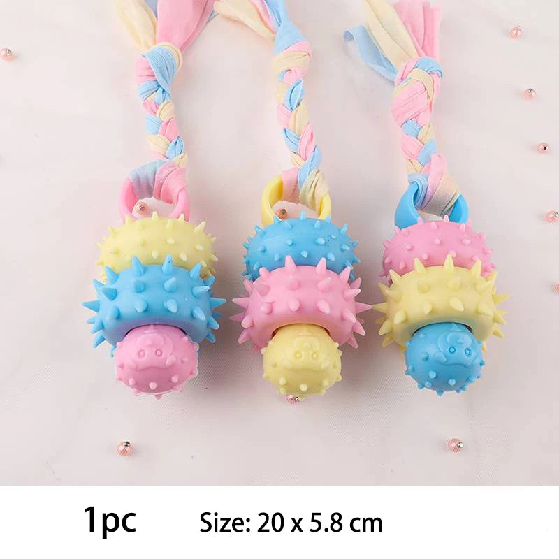 Pet Dog Toys For Small Dog Chews Cleaning Training Interactive