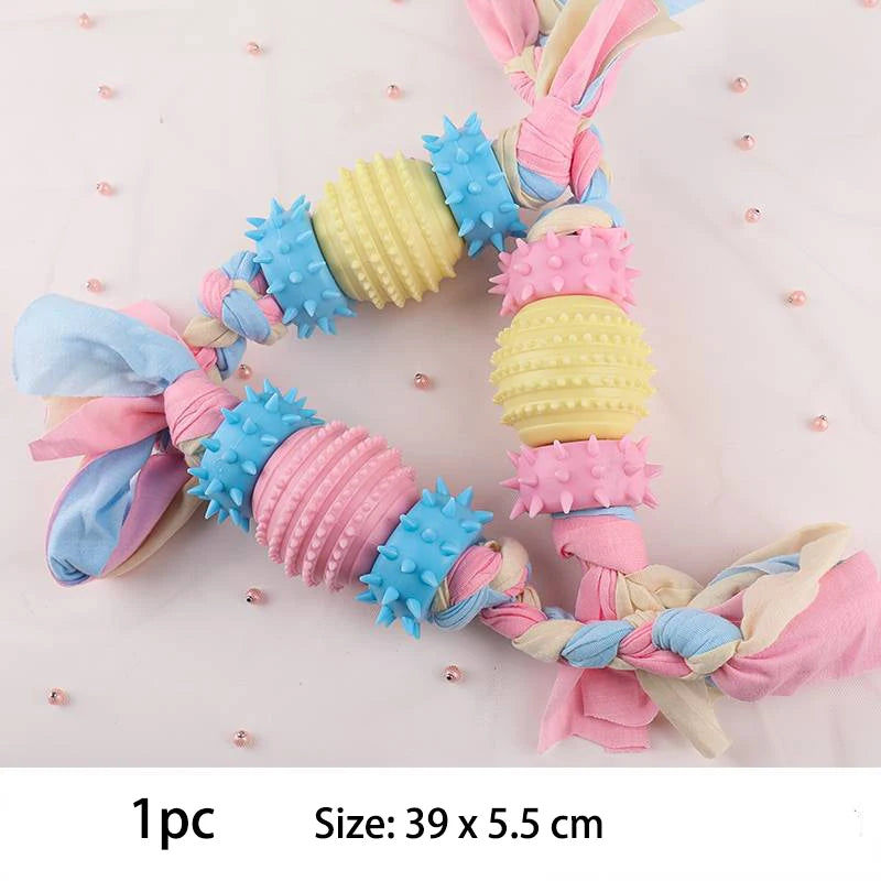 Pet Dog Toys For Small Dog Chews Cleaning Training Interactive