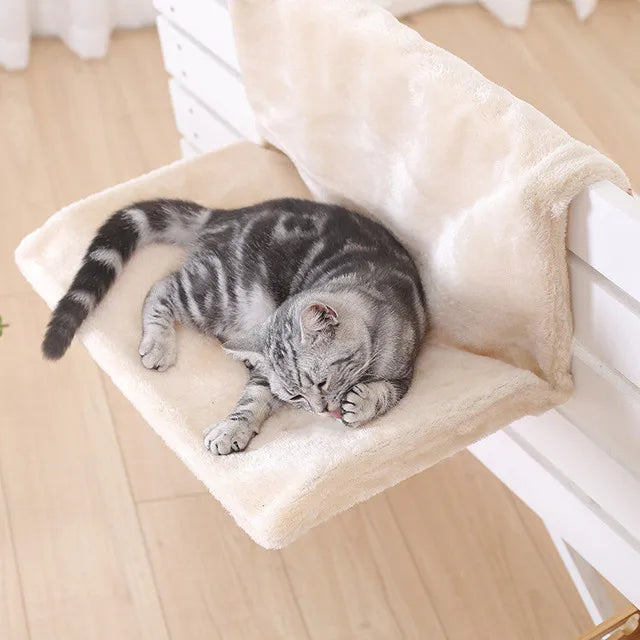 Hanging Cat Bed Removable Cat Hammock Radiator Bench Kitten Nest With Strong Durable Metal Frame Cat Accessories
