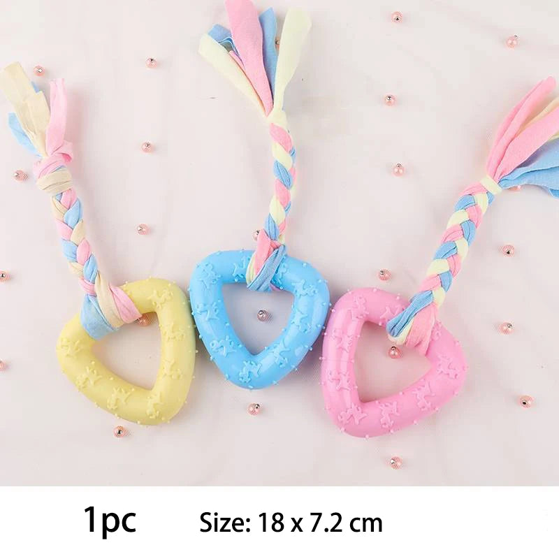 Pet Dog Toys For Small Dog Chews Cleaning Training Interactive