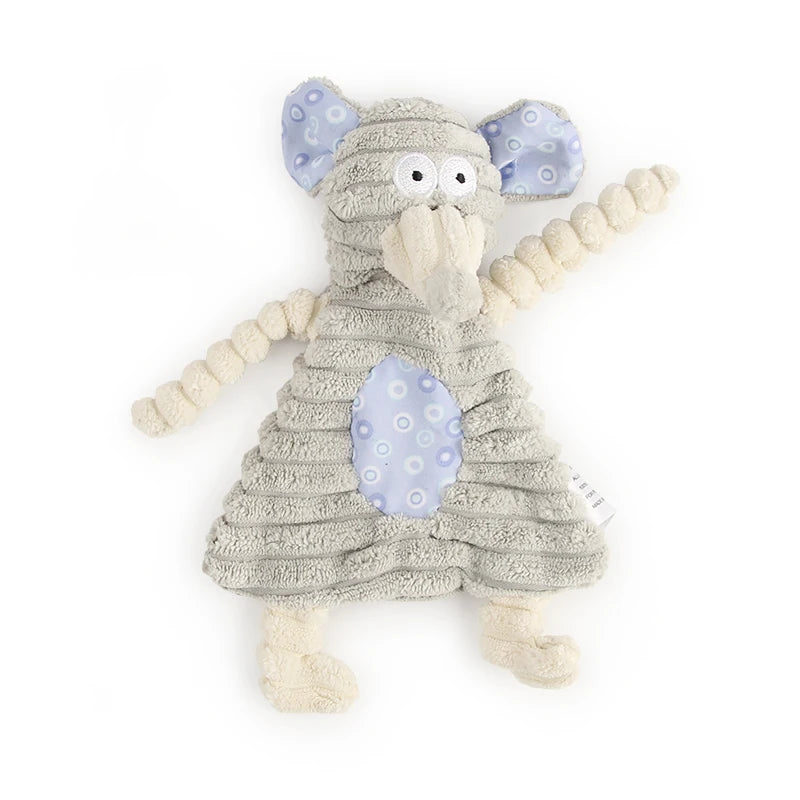 Corduroy Sound Pet Toy Dog Squeak