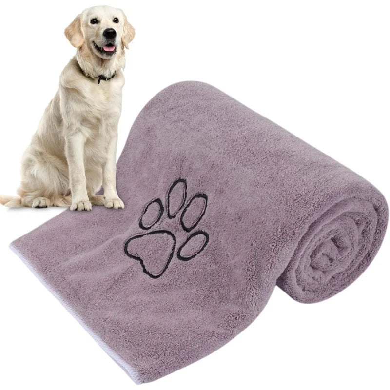Microfiber Pet Absorbent Towels – Essential for Pet Bathing