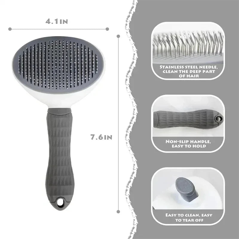 Dog Brush Cat Comb Pet Hair Remover Brush For Dogs Cats
