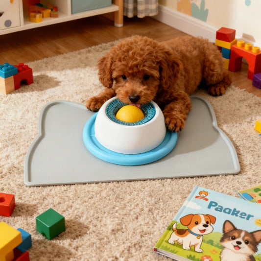 Slow Feeder Food Dispenser Lick Toys Interactive Games Puppy Training Enrichment Pet Stimulation Toys Feeding Tool