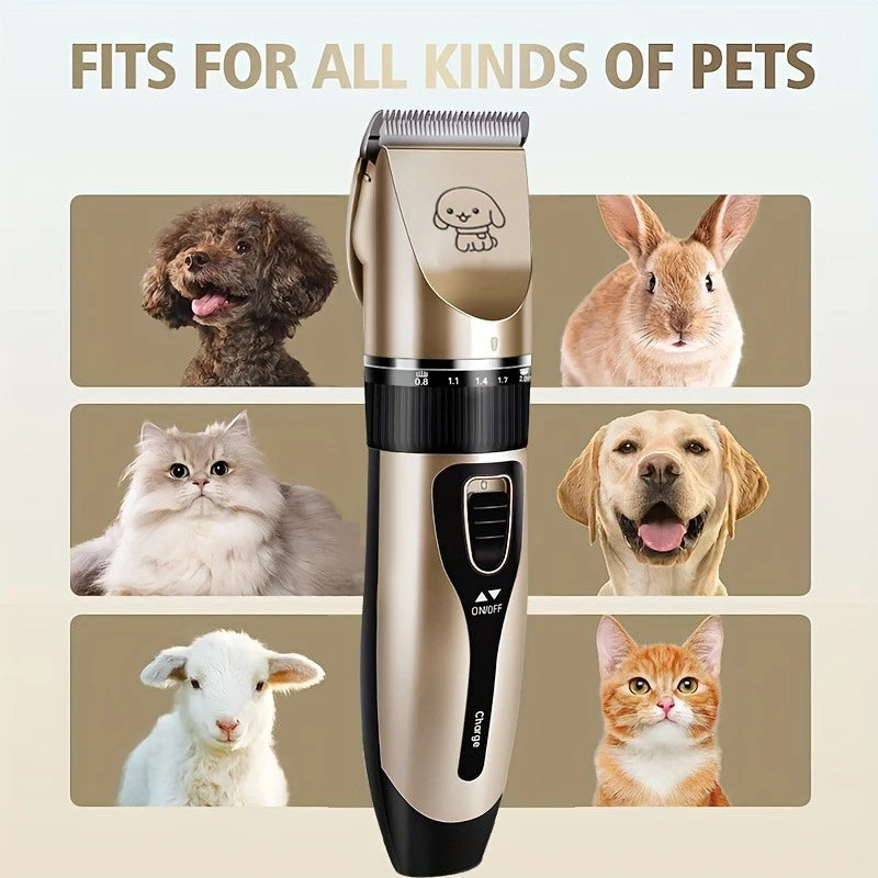 Pet Hair Trimmer Kit Electric  Clippers  Dogs and Cats