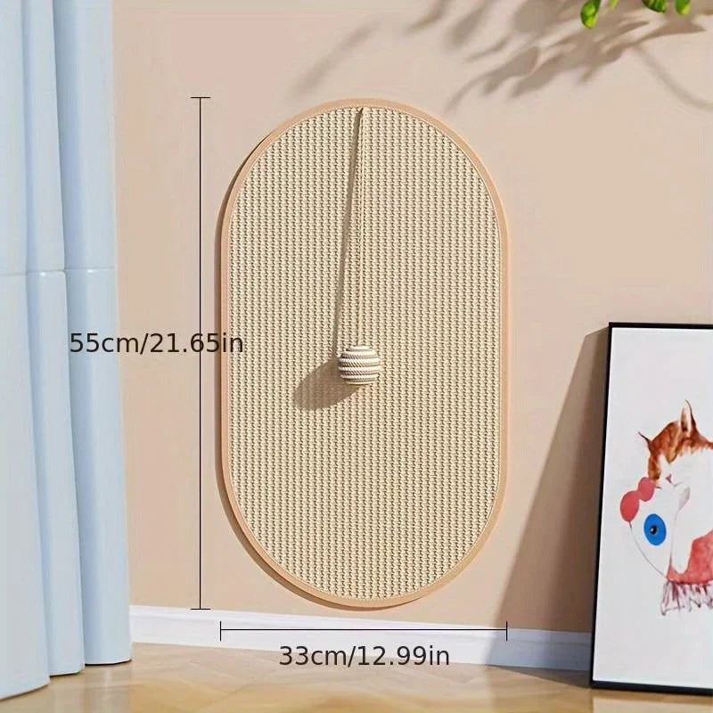 Durable Sisal Cat Scratch Pads, Cat Wall Pads