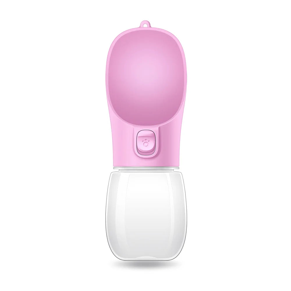 Portable Water Bottle - Small Large Dogs Cat Leakproof Walking Drinking Bowls