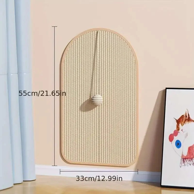 Durable Sisal Cat Scratch Pads, Cat Wall Pads