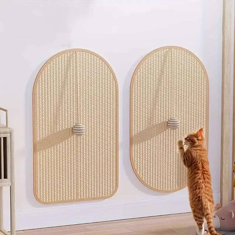 Durable Sisal Cat Scratch Pads, Cat Wall Pads