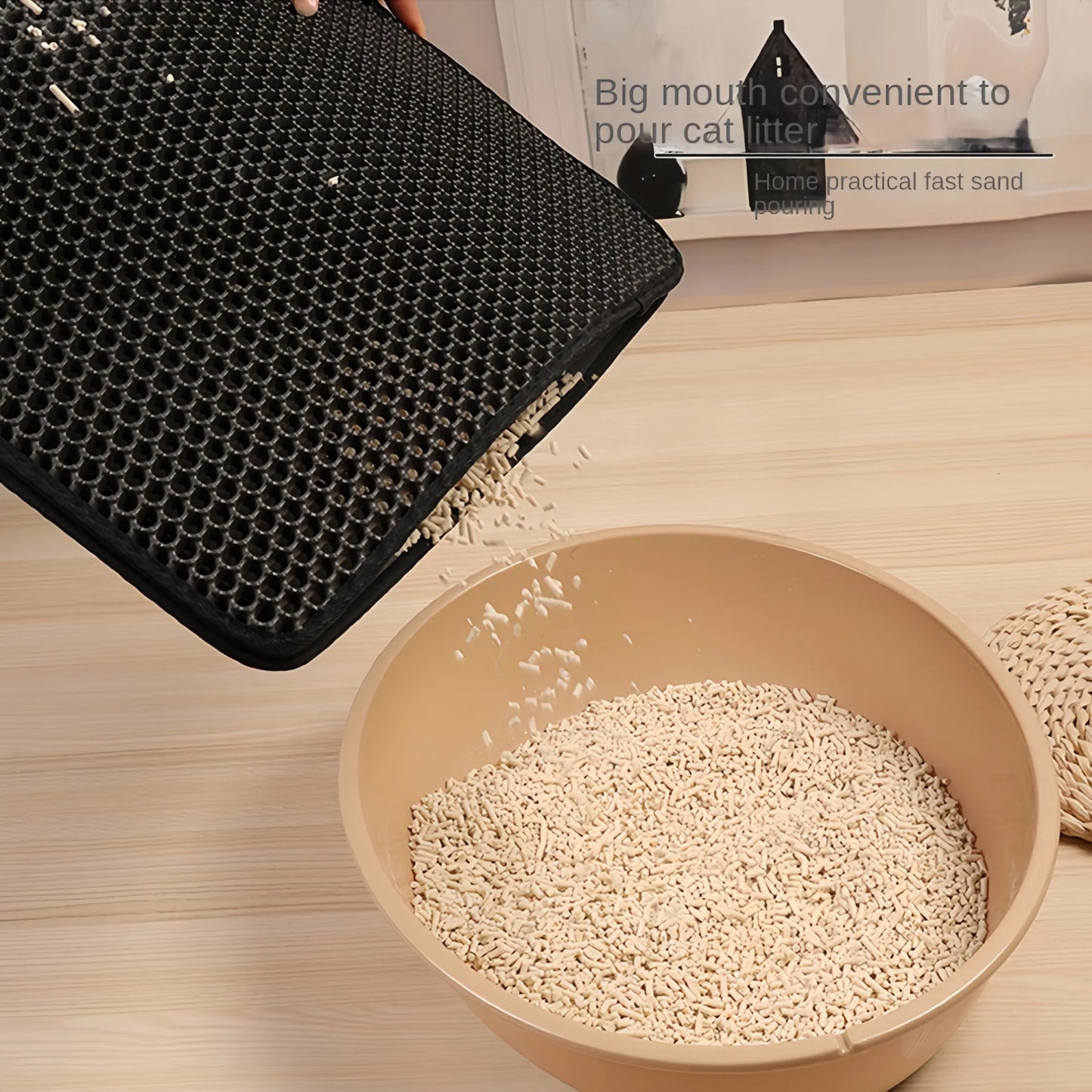 Large size Cat Litter Mat Double Layer Waterproof