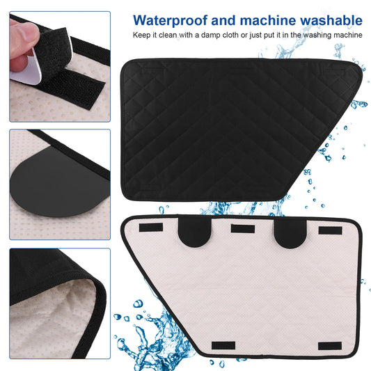 2Pcs Oxford Waterproof Car Door Cover for Dog Anti-Scratch Car Interior Cover Washable Car Door Protect Mats for Car Truck & SUV