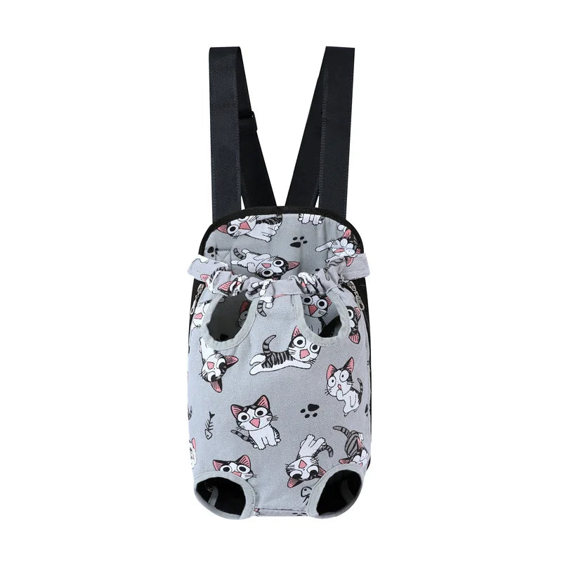 Adjustable Cat/Dog Carrier, Double Shoulder Backpack, Outdoor Travel, Camping, Hiking