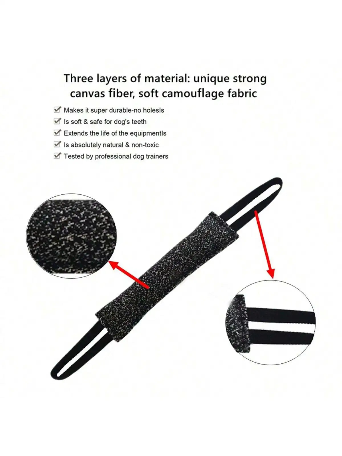 1pc Dog Bite Stick, Training- Interactive Play, Grinding Teeth, And Chew Training