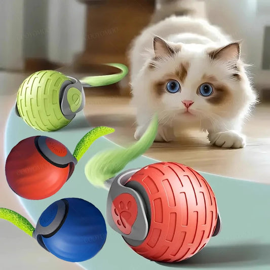 Smart Cat Toys Ball Automatic Interactive Rechargeable Battery