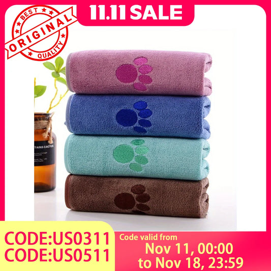 Microfiber Pet Absorbent Towels – Essential for Pet Bathing