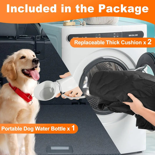 Waterproof Pet Travel Accessories, Foldable Dog Car Seat, Safety Hammock, Trunk Mat Car, Rear Back Seat Protector
