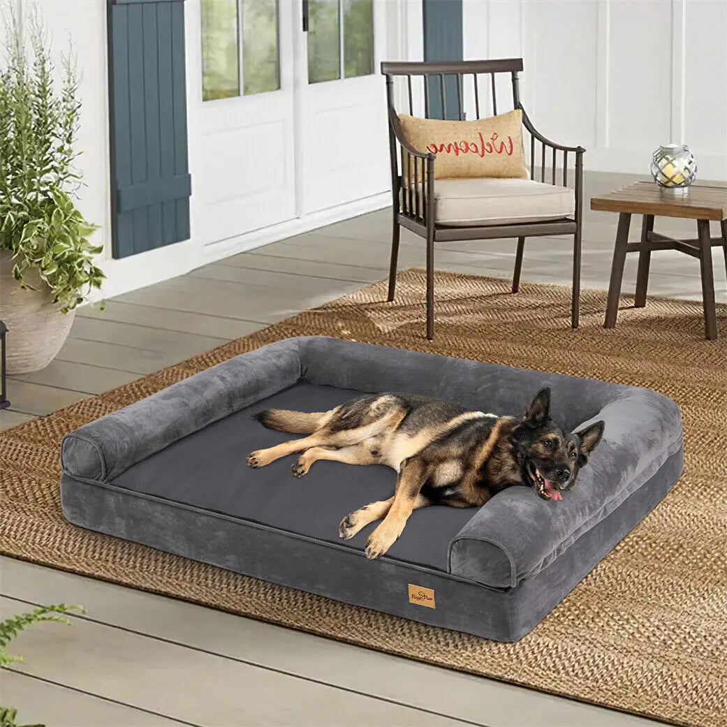 Dog Bed Extra Large Orthopedic Pet Mattress Couch with Removable Washable Cover Soft Sponge Foam