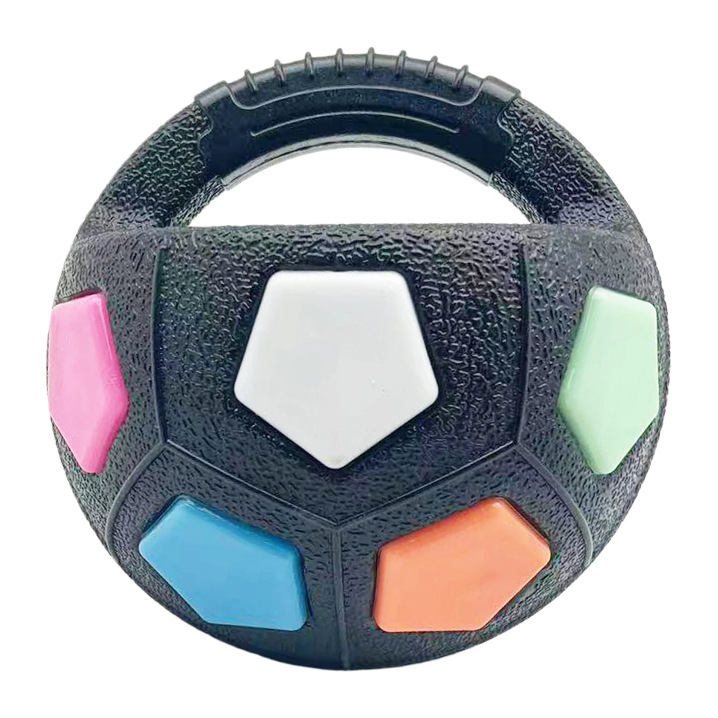 Dog Calming Ball with Handle Pet Dog, Interactive Squeaky Pet