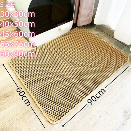 Large size Cat Litter Mat Double Layer Waterproof