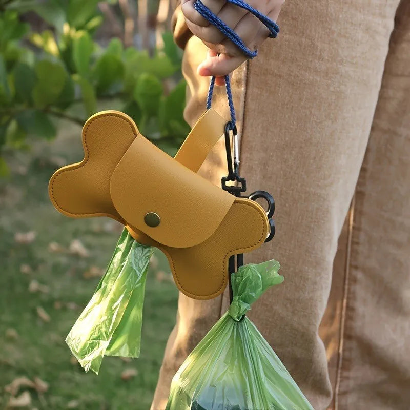 Biodegradable Pet Waste Bags  - Extra Thick Poop Bags for Dogs & Cats, Portable Roll with Dispenser, Eco-Friendly