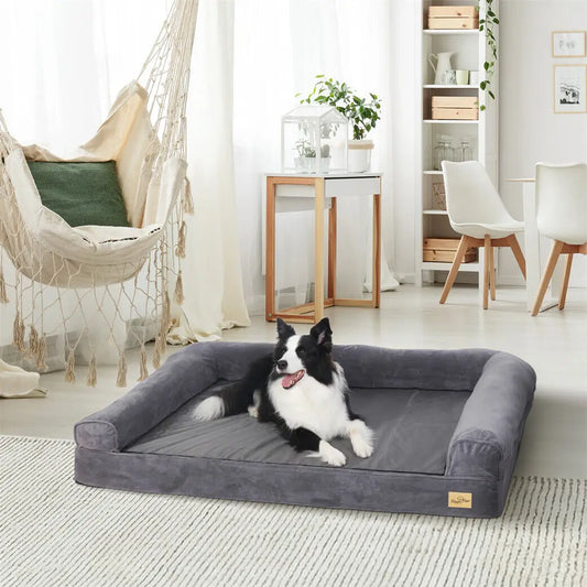 Dog Bed Extra Large Orthopedic Pet Mattress Couch with Removable Washable Cover Soft Sponge Foam