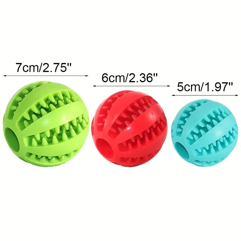 Dog Ball Toy, Rubber Chew Toys For Dog,  Pet Interactive Toy