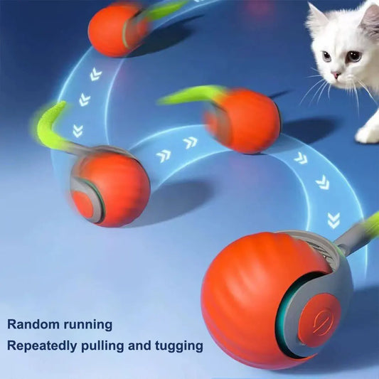 Smart Dog Toy Ball Electronic Interactive Pet Toy Moving Ball Rechargeable Automatic Moving Bouncing