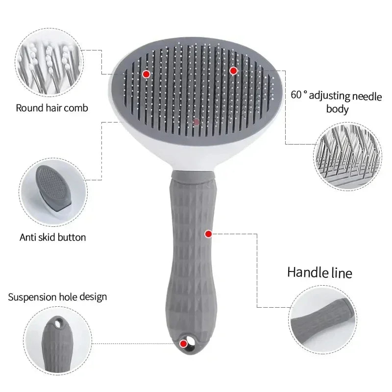 Dog Brush Cat Comb Pet Hair Remover Brush For Dogs Cats