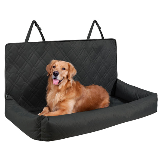 Waterproof Dog Booster Seat Pet Car Seat with Clip-On Safety Leash