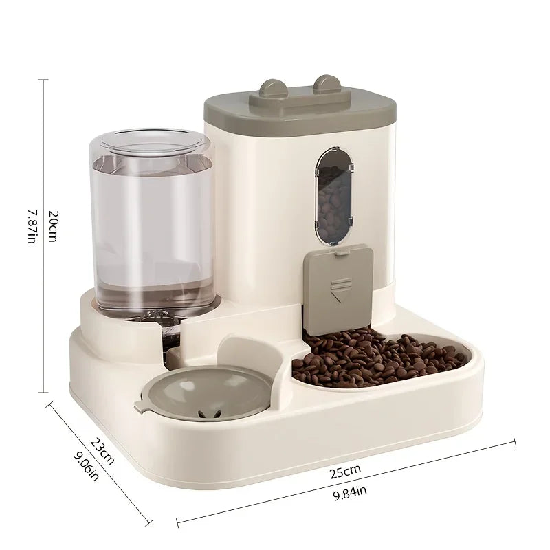 2in 1 Cat Food Dispenser Water and Food Integrated Fully Automatic
