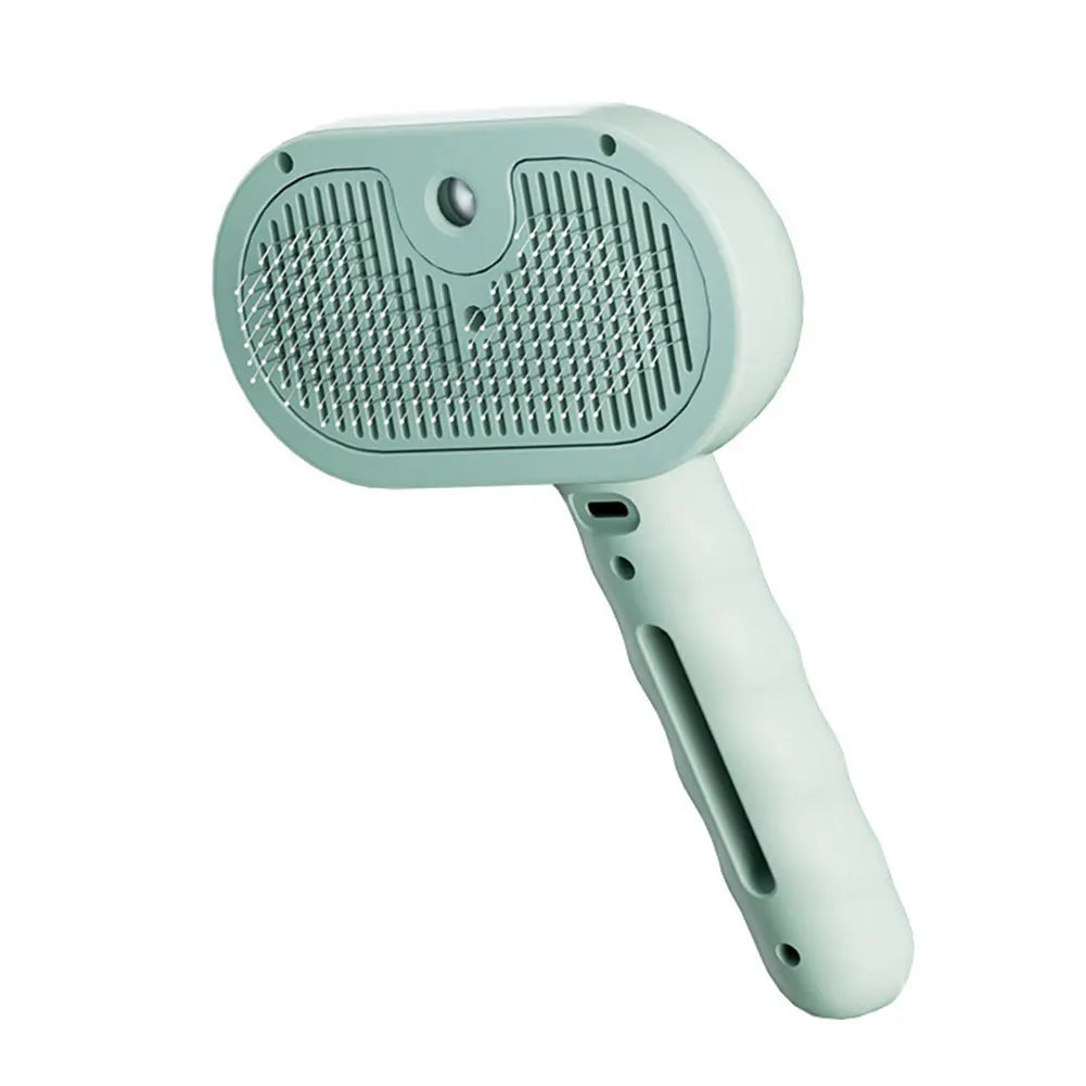 3 in 1 Cat Steam Brush Cat Grooming Brush with Release Button, Cat Brush Pet Hair Cleaning Brush/Comb for Cats Dogs