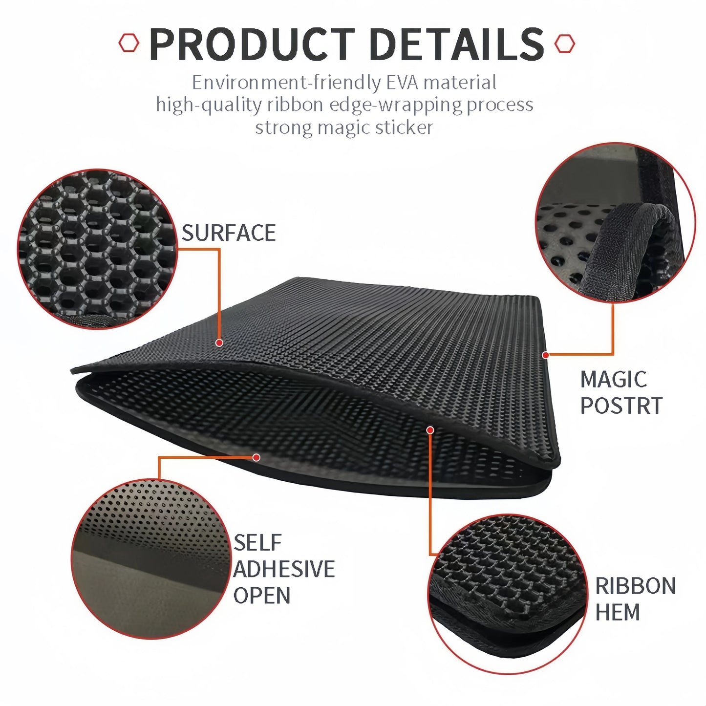 Large size Cat Litter Mat Double Layer Waterproof