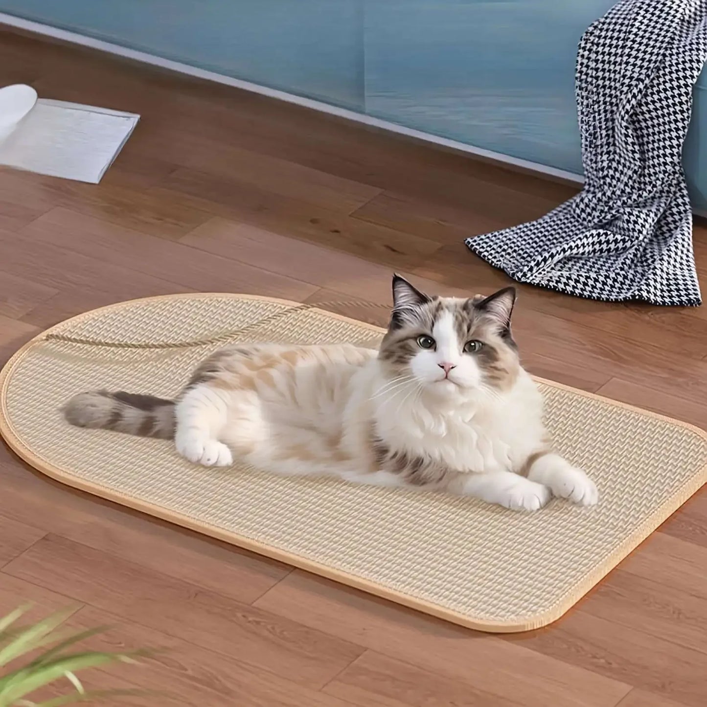 Durable Sisal Cat Scratch Pads, Cat Wall Pads
