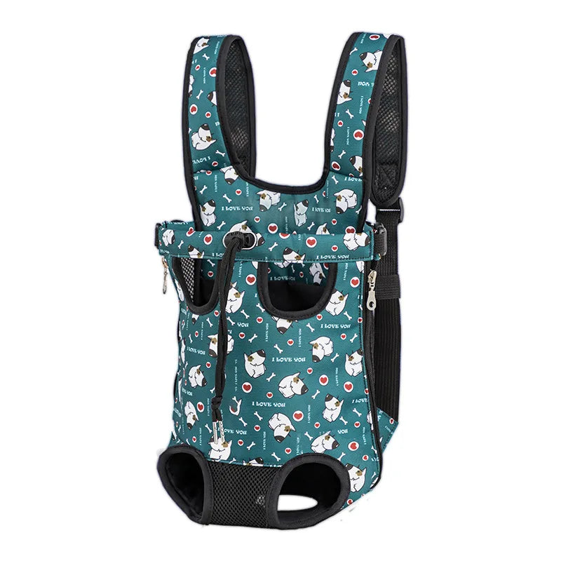 Adjustable Cat/Dog Carrier, Double Shoulder Backpack, Outdoor Travel, Camping, Hiking