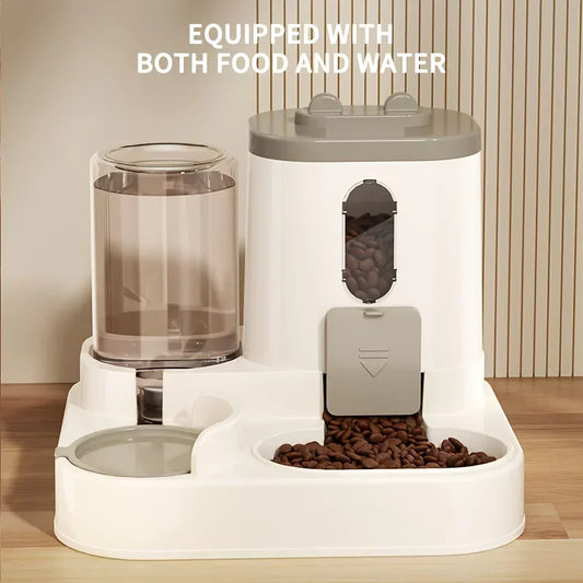 2in 1 Cat Food Dispenser Water and Food Integrated Fully Automatic