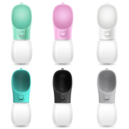 Portable Water Bottle - Small Large Dogs Cat Leakproof Walking Drinking Bowls