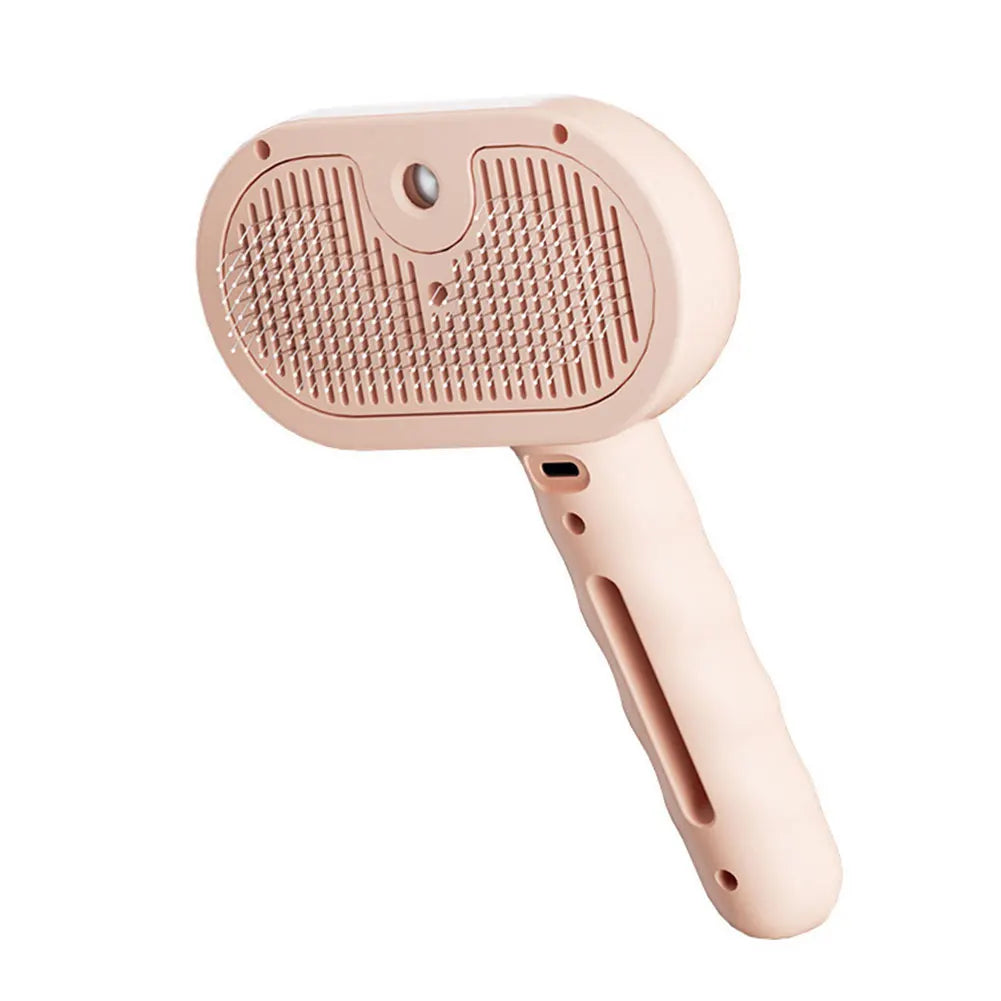 3 in 1 Cat Steam Brush Cat Grooming Brush with Release Button, Cat Brush Pet Hair Cleaning Brush/Comb for Cats Dogs